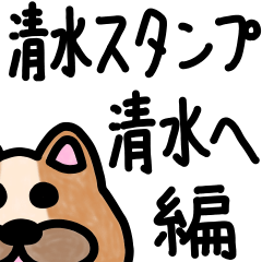 sticker of SHIMIZU ver. to SHIMIZU