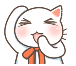 my happy cat Moe 2 sticker #11458147