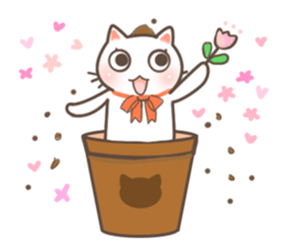 my happy cat Moe 2 sticker #11458153