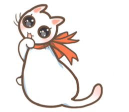 my happy cat Moe 2 sticker #11458154