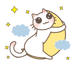 my happy cat Moe 2 sticker #11458155