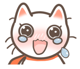 my happy cat Moe 2 sticker #11458157