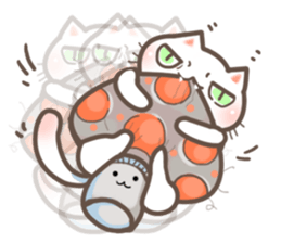 my happy cat Moe 2 sticker #11458159