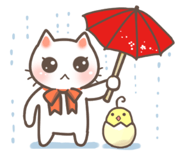 my happy cat Moe 2 sticker #11458163