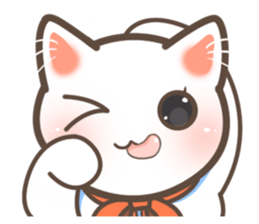 my happy cat Moe 2 sticker #11458165