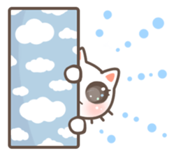 my happy cat Moe 2 sticker #11458166