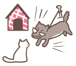 my happy cat Moe 2 sticker #11458167