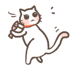 my happy cat Moe 2 sticker #11458168