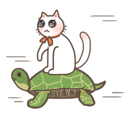 my happy cat Moe 2 sticker #11458169