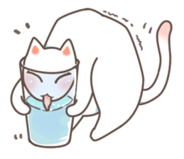 my happy cat Moe 2 sticker #11458170