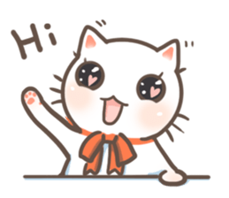 my happy cat Moe 2 sticker #11458174