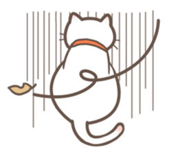 my happy cat Moe 2 sticker #11458177