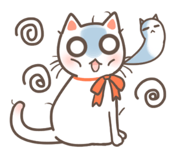 my happy cat Moe 2 sticker #11458178