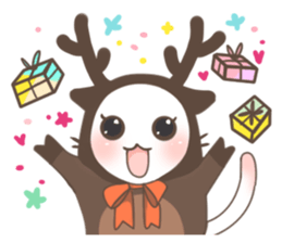 my happy cat Moe 2 sticker #11458181