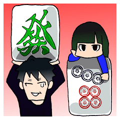 Mahjong Crazies Sticker
