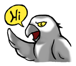 Angry Parrot sticker #11459719