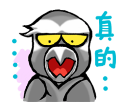 Angry Parrot sticker #11459733