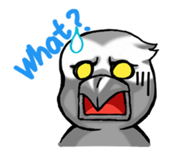 Angry Parrot sticker #11459734