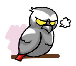 Angry Parrot sticker #11459737