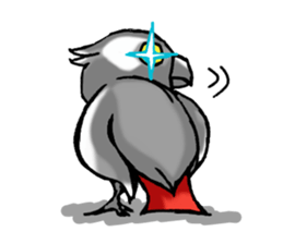 Angry Parrot sticker #11459738