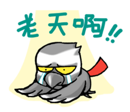 Angry Parrot sticker #11459742