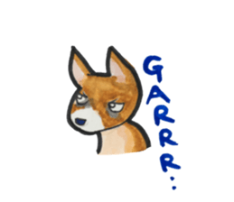 corgi <x>'s world is mine! sticker #11459859