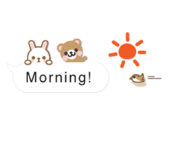 Cutie Chatty Friends!! (Eng) sticker #11460424