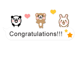 Cutie Chatty Friends!! (Eng) sticker #11460432