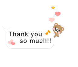 Cutie Chatty Friends!! (Eng) sticker #11460433