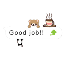 Cutie Chatty Friends!! (Eng) sticker #11460436