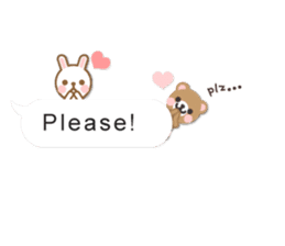 Cutie Chatty Friends!! (Eng) sticker #11460437
