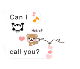 Cutie Chatty Friends!! (Eng) sticker #11460443
