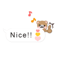 Cutie Chatty Friends!! (Eng) sticker #11460446