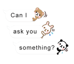 Cutie Chatty Friends!! (Eng) sticker #11460456