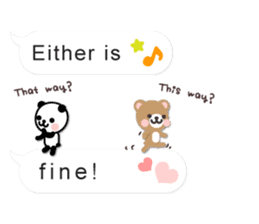Cutie Chatty Friends!! (Eng) sticker #11460459