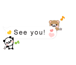 Cutie Chatty Friends!! (Eng) sticker #11460463