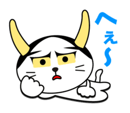 Hannya cat sticker #11460571