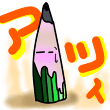 Pencil stamp sticker #11460613