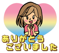 Sticker for sociable girls sticker #11460751