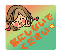 Sticker for sociable girls sticker #11460775