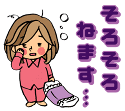 Sticker for sociable girls sticker #11460778