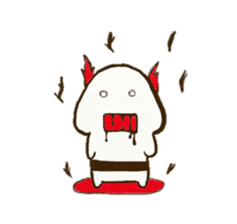 onigiri demon sticker #11461083