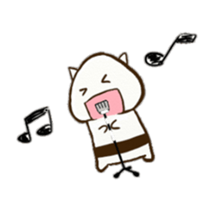 onigiri demon sticker #11461099