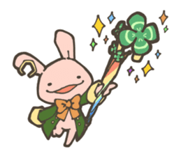 Cute Wizard Rabbit sticker #11461424