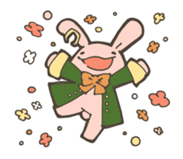 Cute Wizard Rabbit sticker #11461425