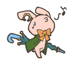 Cute Wizard Rabbit sticker #11461433