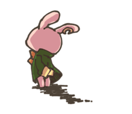 Cute Wizard Rabbit sticker #11461434