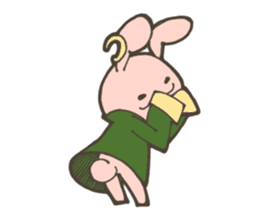 Cute Wizard Rabbit sticker #11461435