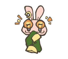 Cute Wizard Rabbit sticker #11461437