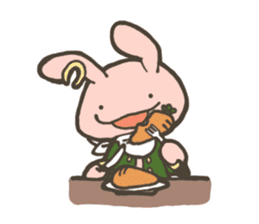 Cute Wizard Rabbit sticker #11461438